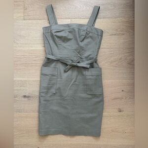 Chetta B Khaki Dress with pockets
